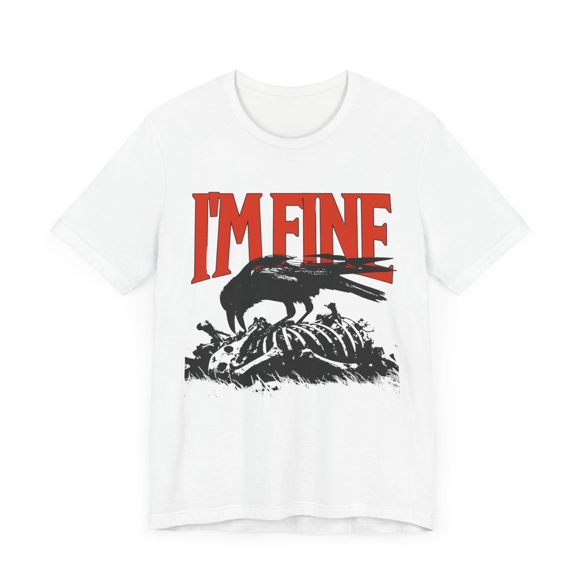 I'm Fine Raven Premium T-Shirt