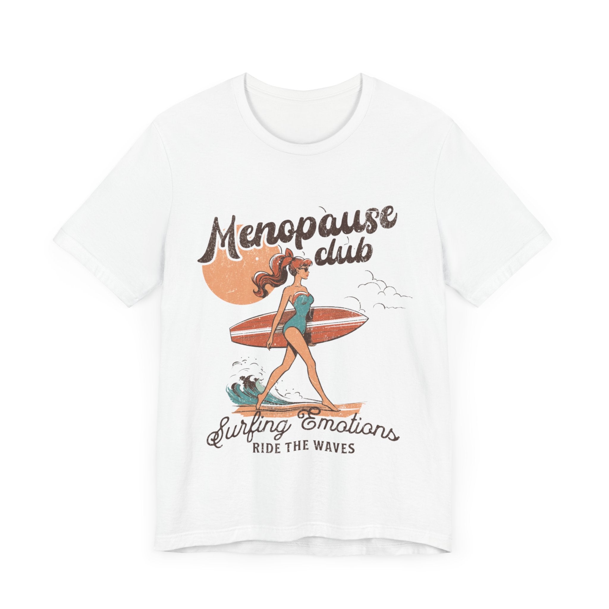 Menopause Club Surfing Emotions Premium T-Shirt