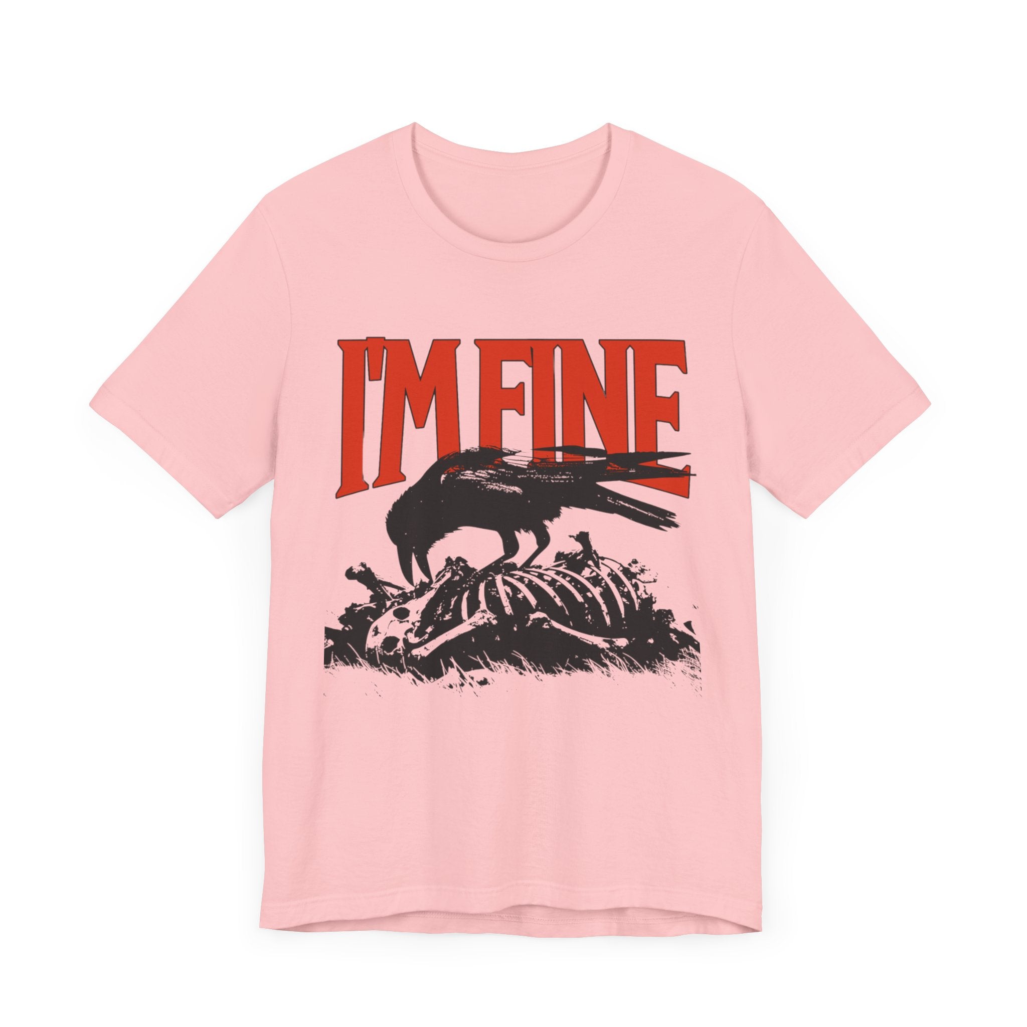 I'm Fine Raven Premium T-Shirt