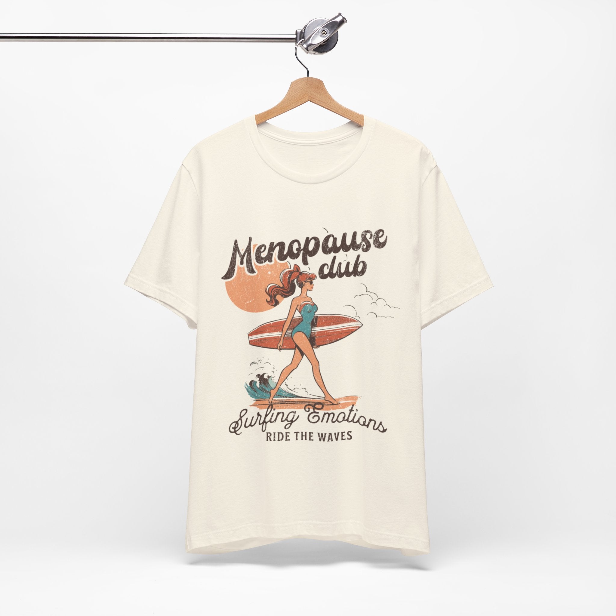 Menopause Club Surfing Emotions Premium T-Shirt