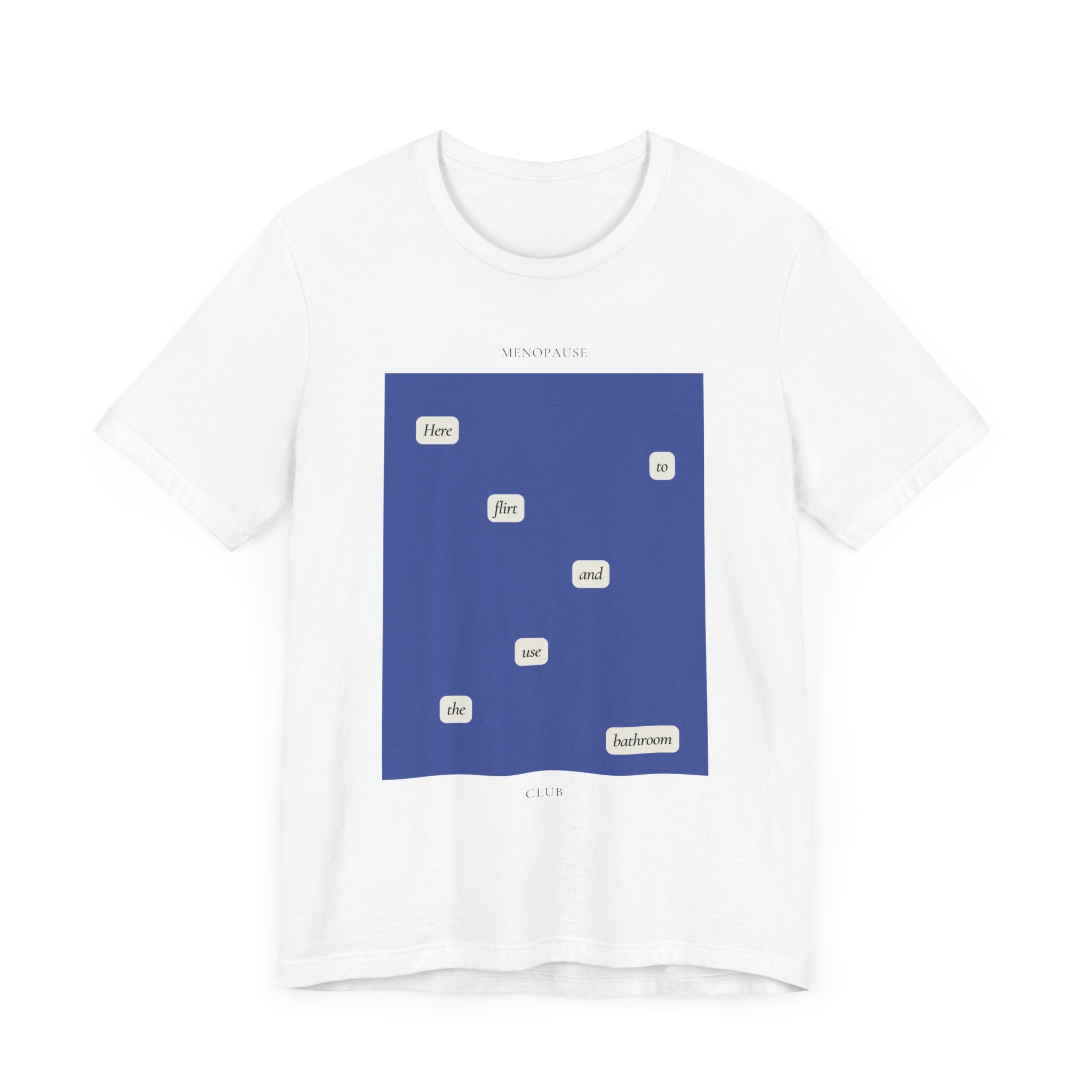 Here To Flirt And Use The Bathroom Premium T-Shirt