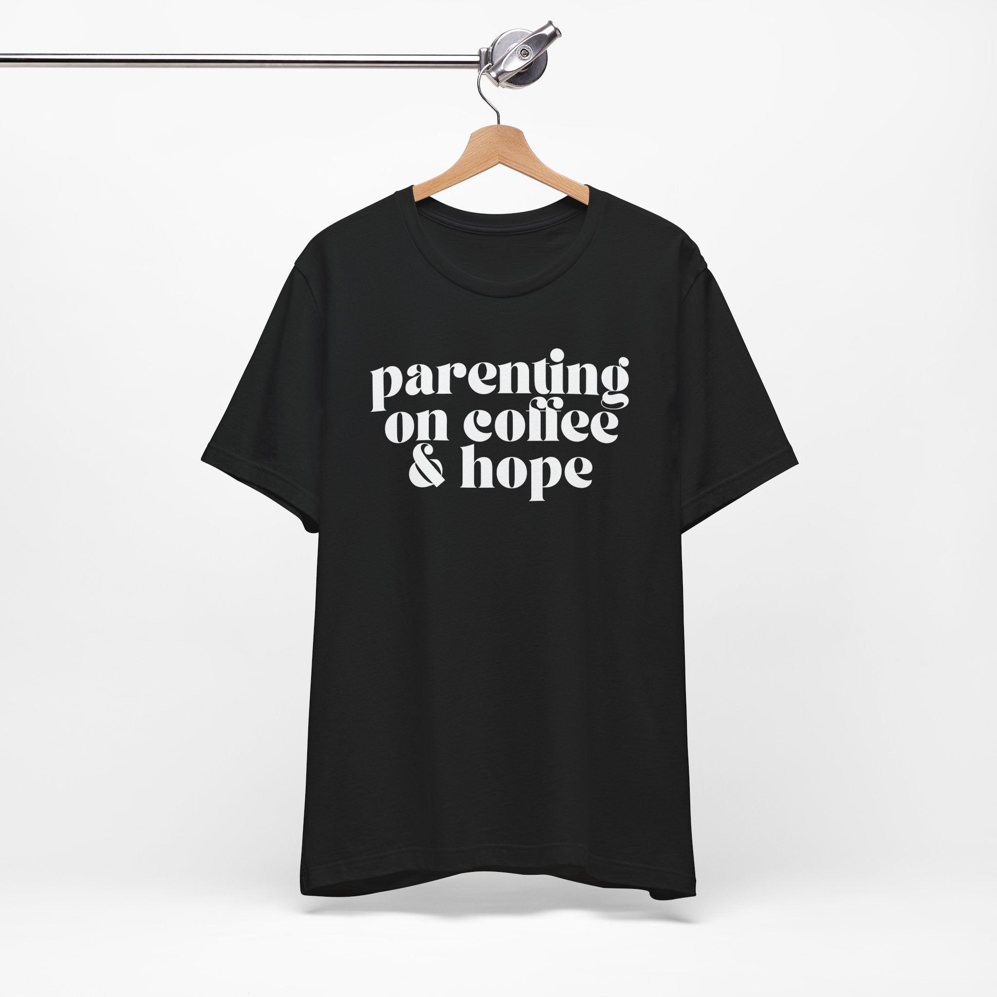 Parenting On Coffee & Hope Premium T-Shirt