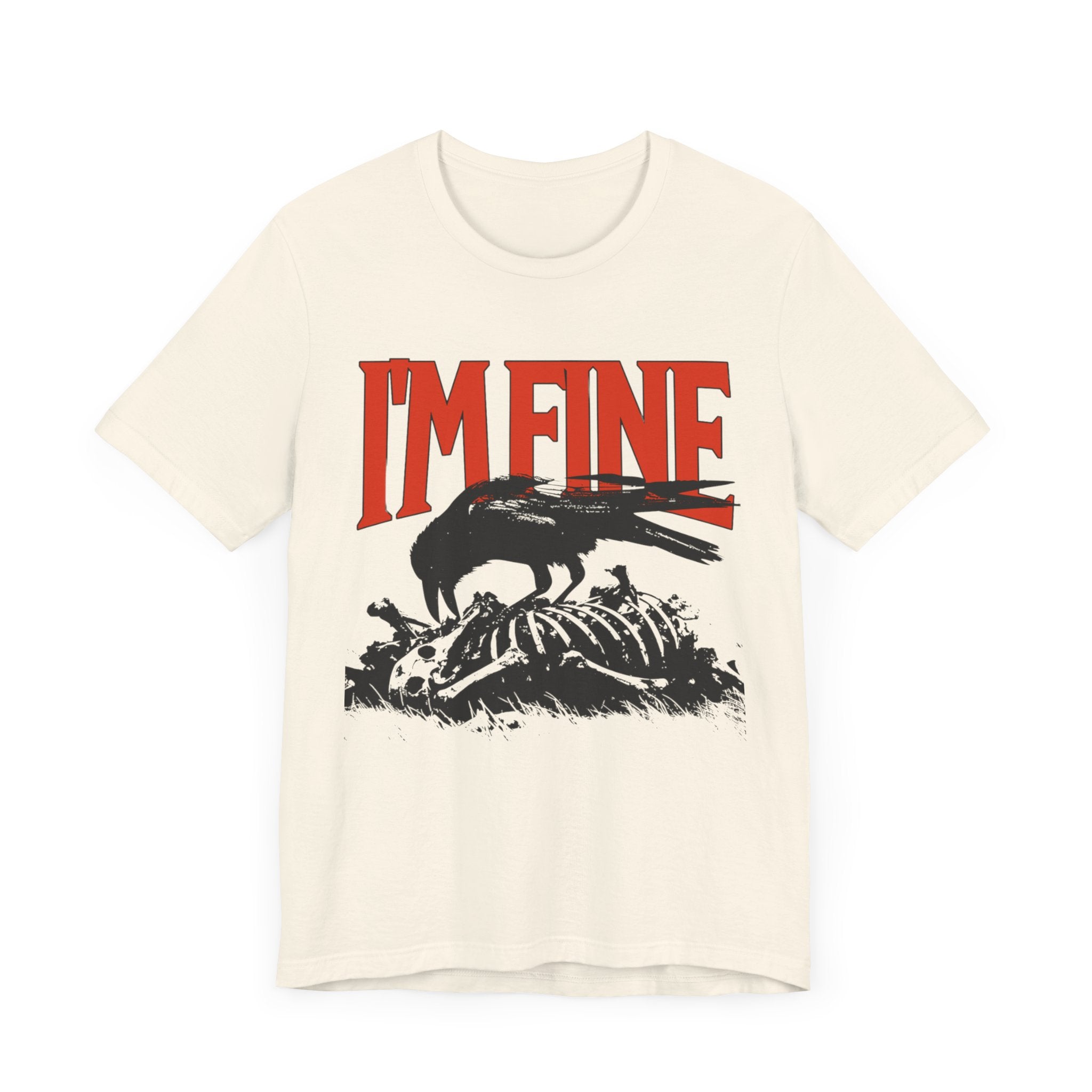 I'm Fine Raven Premium T-Shirt