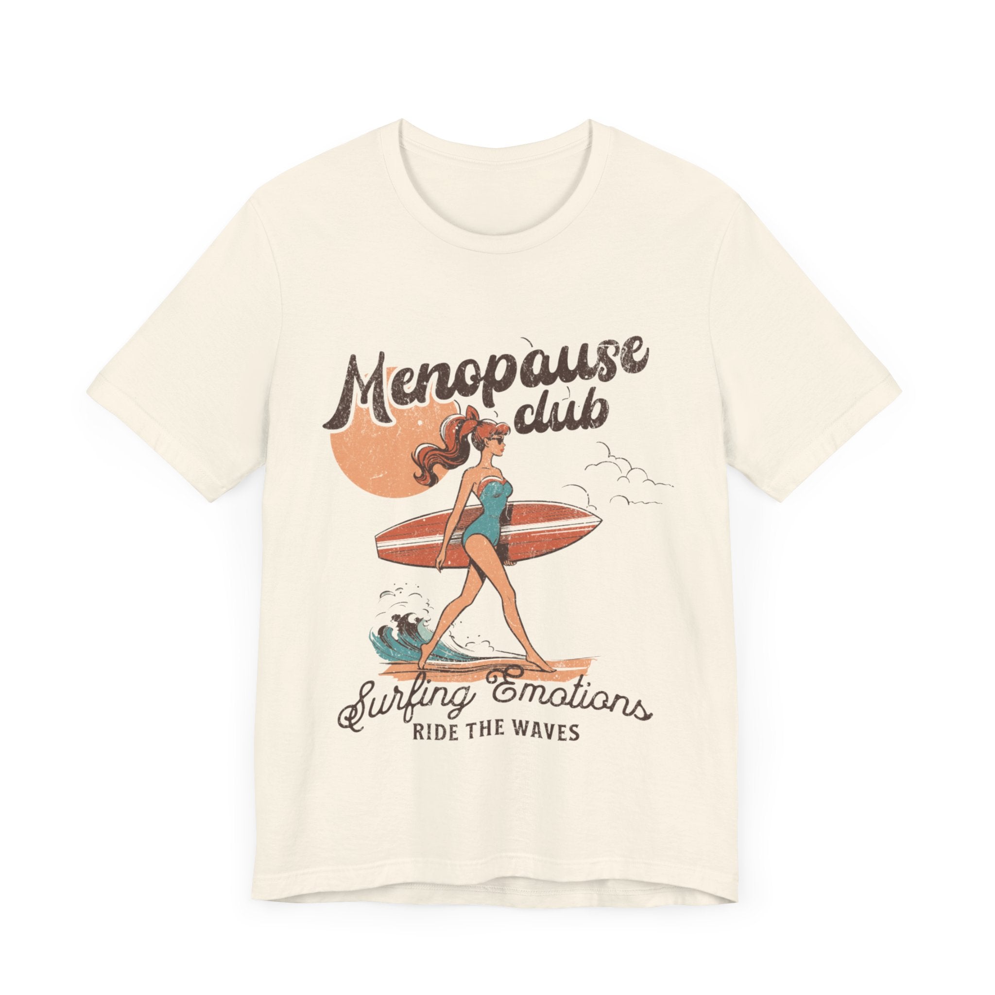 Menopause Club Surfing Emotions Premium T-Shirt