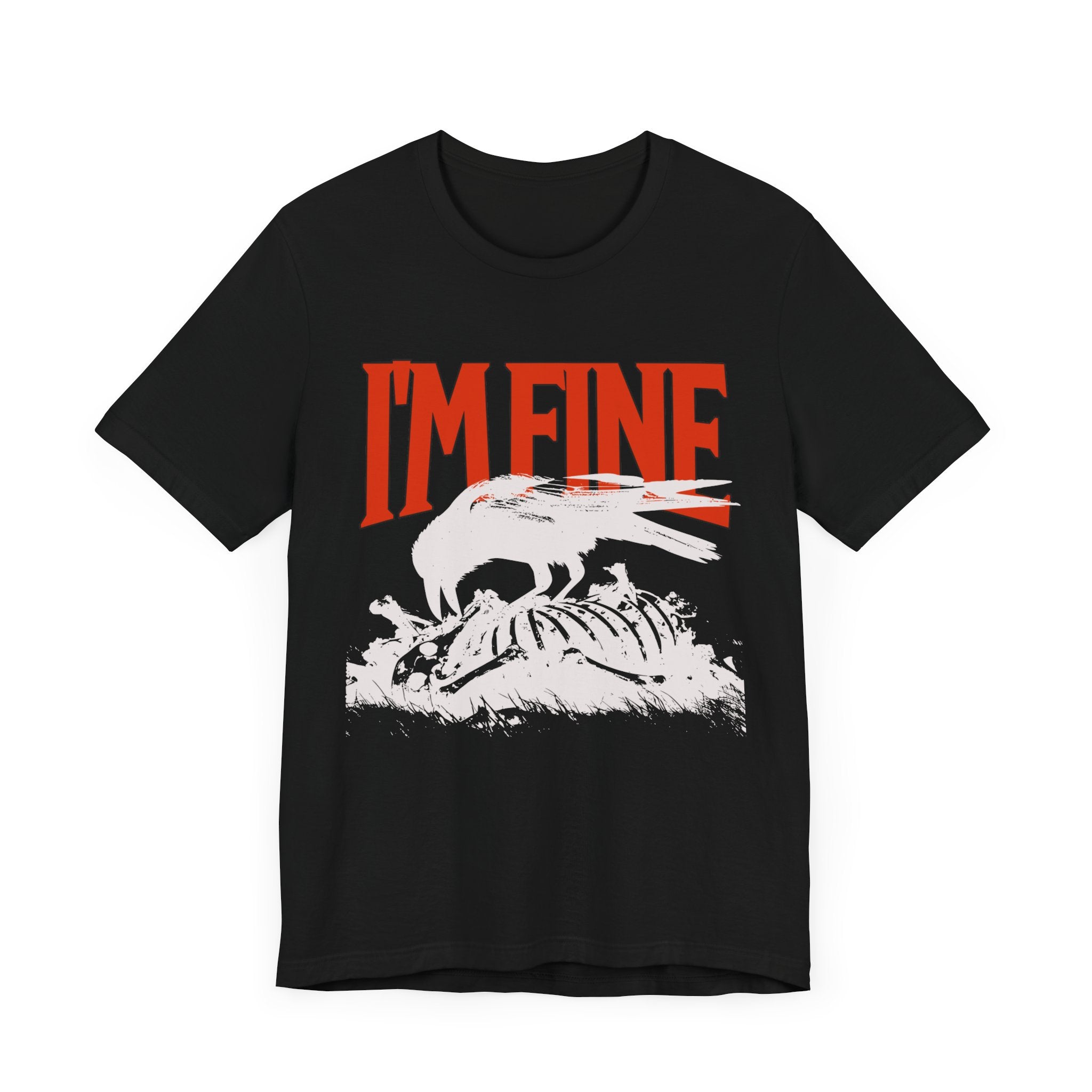I'm Fine Raven Premium T-Shirt