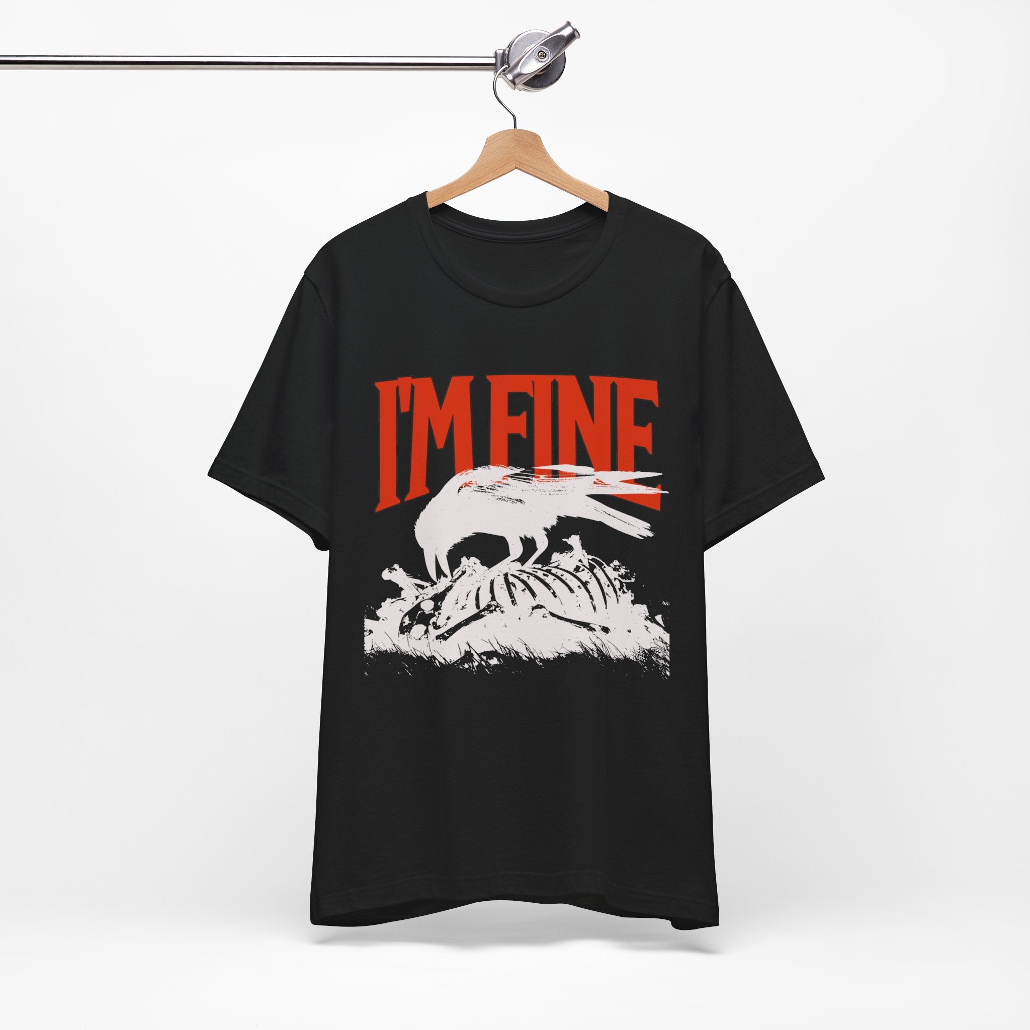 I'm Fine Raven Premium T-Shirt