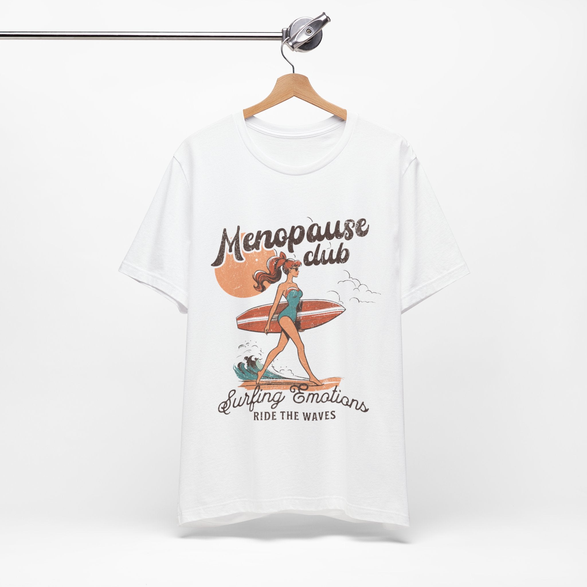 Menopause Club Surfing Emotions Premium T-Shirt