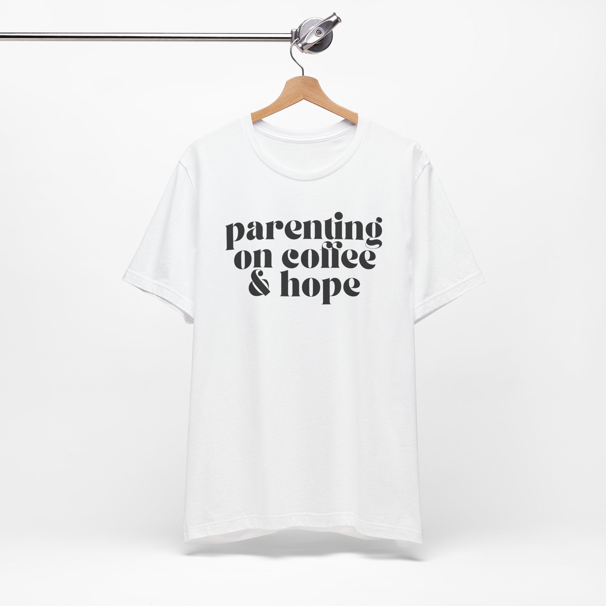 Parenting On Coffee & Hope Premium T-Shirt